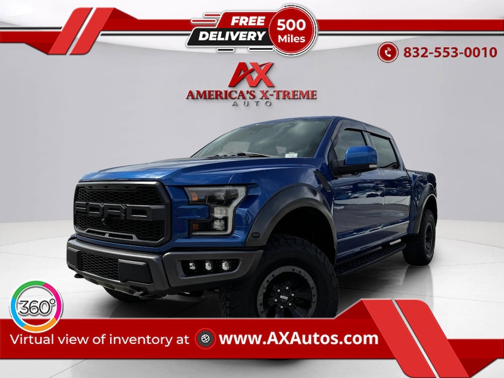 Used 2017 Ford F-150 Raptor Truck SuperCrew Cab