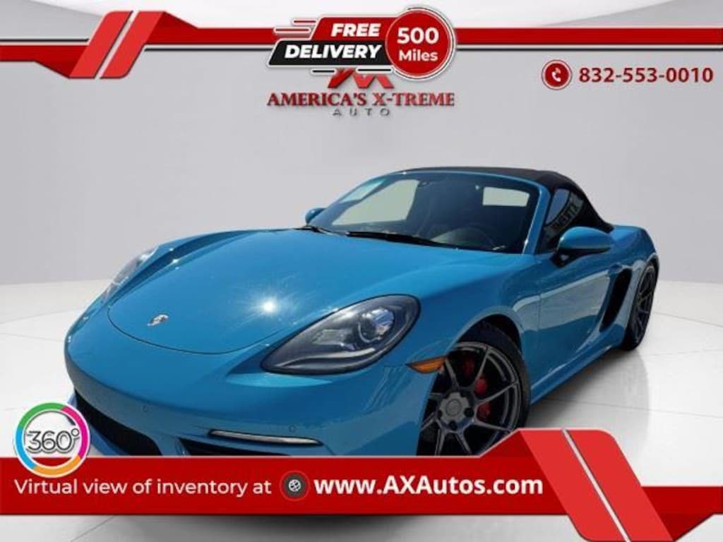 Used 2018 Porsche 718 Boxster S Cabriolet