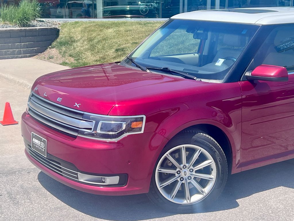 Used 2014 Ford Flex Limited with VIN 2FMHK6D80EBD21814 for sale in Ames, IA