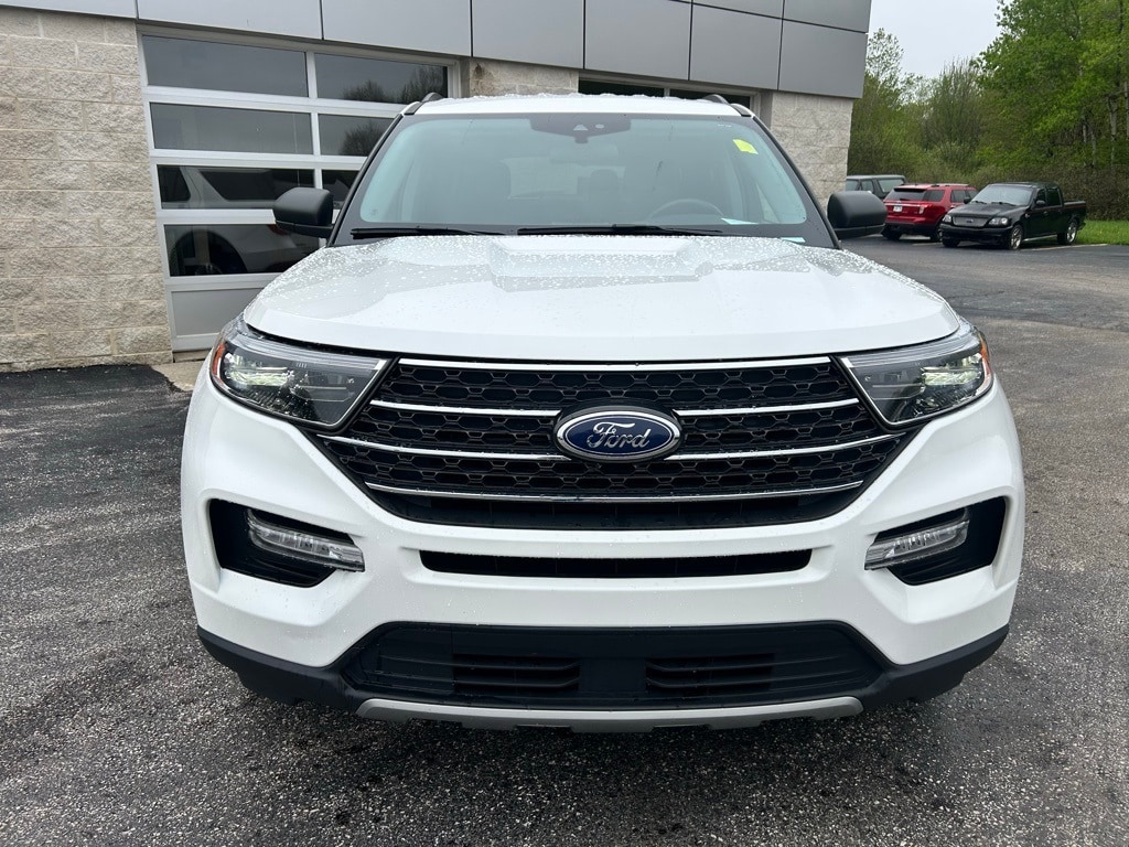 Certified 2022 Ford Explorer XLT with VIN 1FMSK8DH2NGC44759 for sale in Jefferson, OH