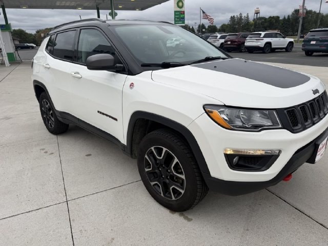 Used 2019 Jeep Compass Trailhawk with VIN 3C4NJDDB4KT754157 for sale in Kimball, Minnesota