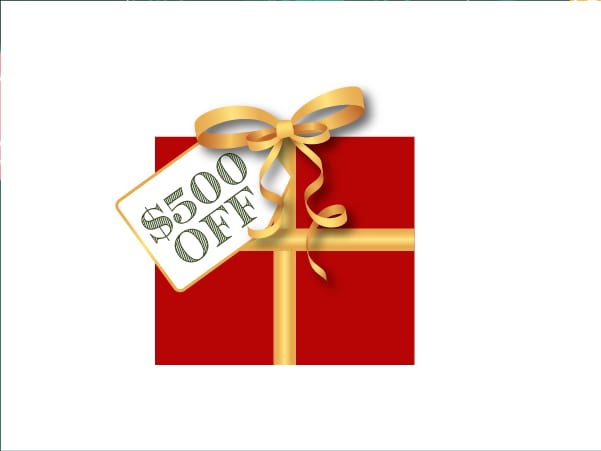 $500 off gift