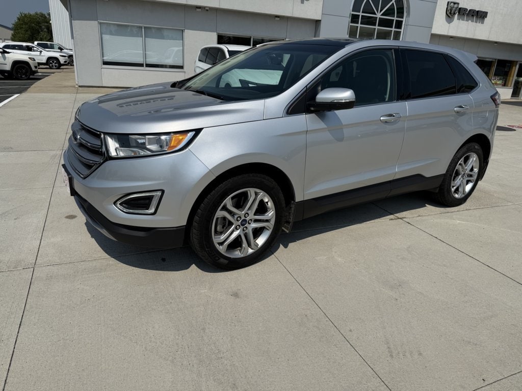 Used 2015 Ford Edge Titanium with VIN 2FMTK4K96FBC07151 for sale in Kimball, Minnesota