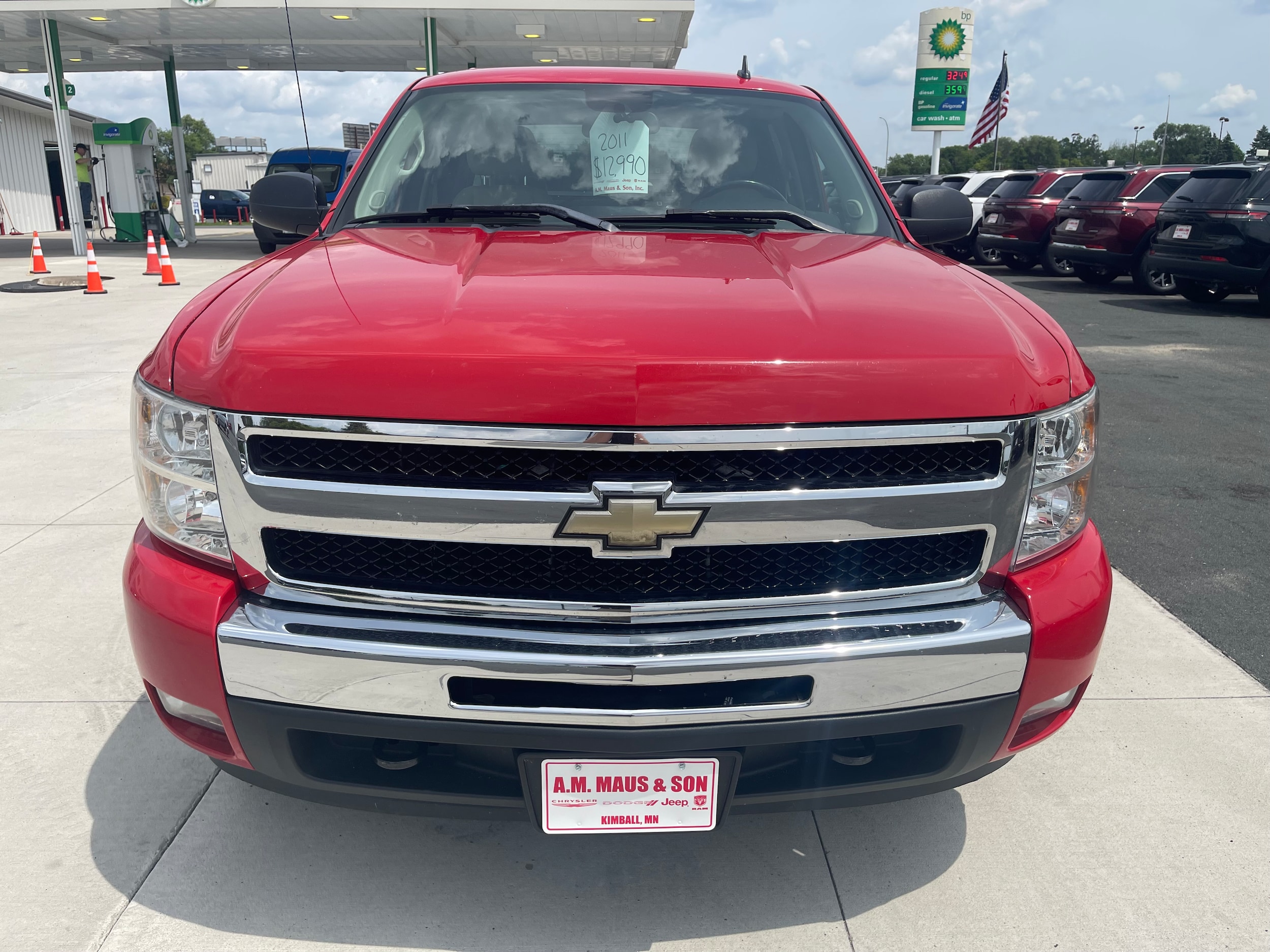 Used 2011 Chevrolet Silverado 1500 LT with VIN 1GCPKSE30BF208869 for sale in Kimball, Minnesota