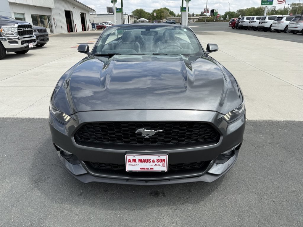 Used 2017 Ford Mustang EcoBoost Premium with VIN 1FATP8UH3H5313264 for sale in Kimball, Minnesota