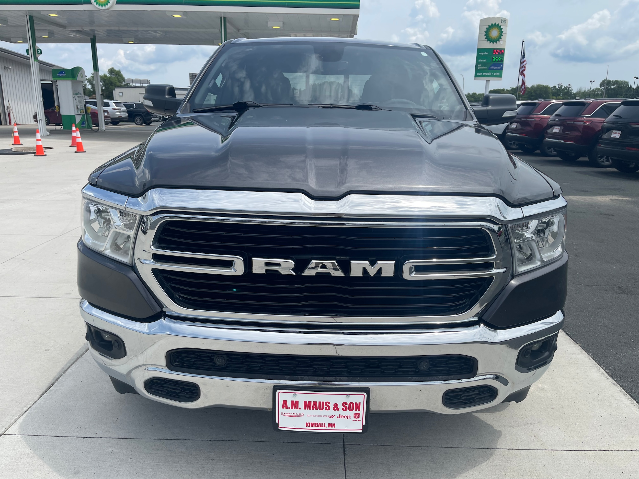 Used 2019 RAM Ram 1500 Pickup Big Horn/Lone Star with VIN 1C6SRFMT2KN922787 for sale in Kimball, Minnesota
