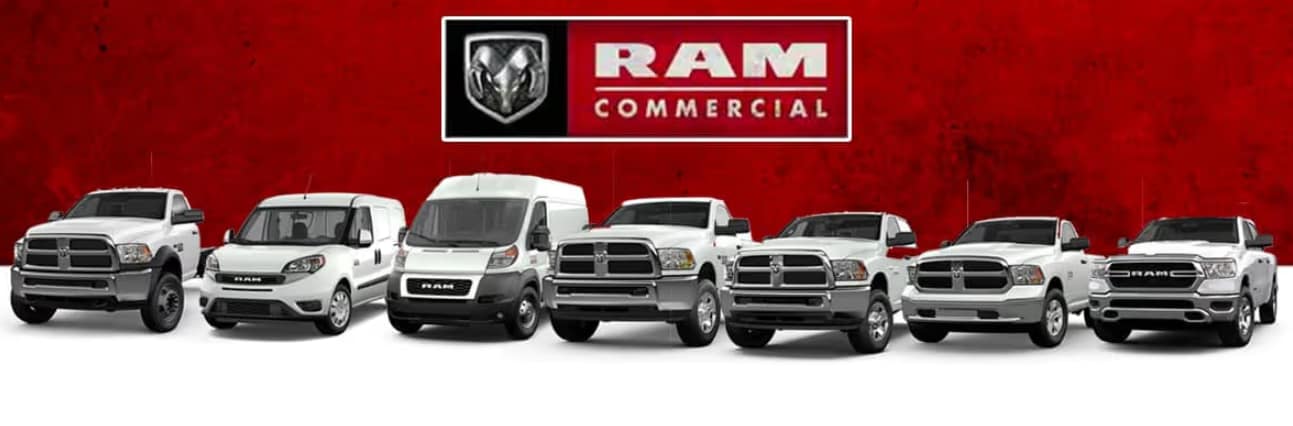 RAM Commercial lineup available at A.M. Maus and Son.