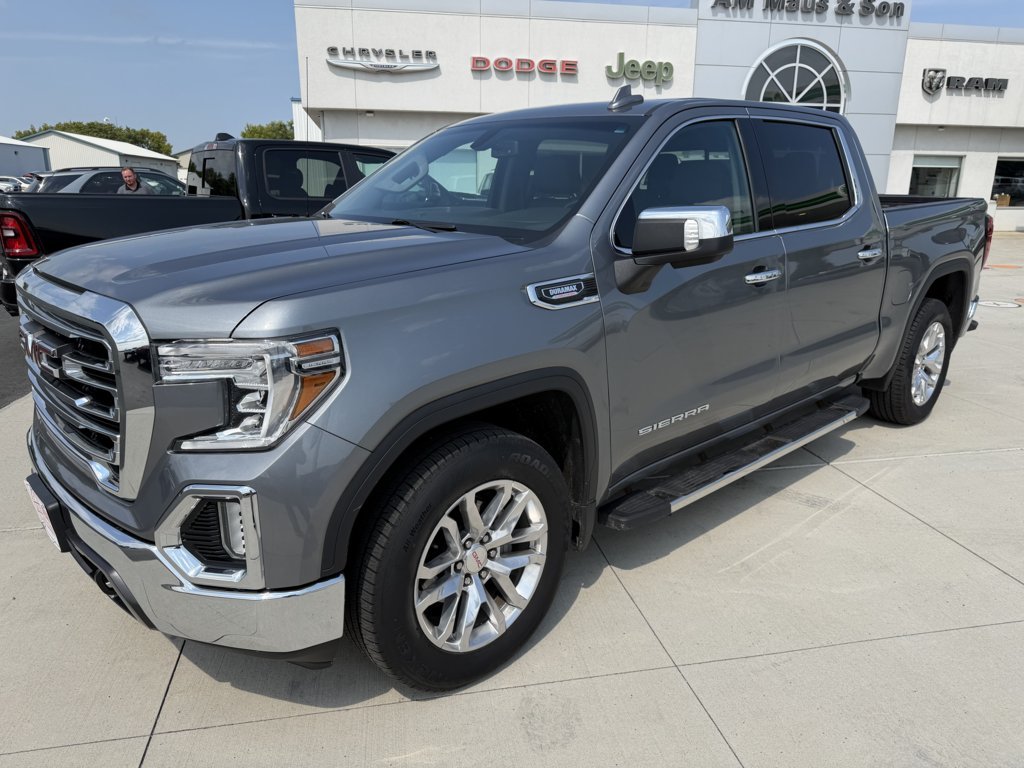 Used 2021 GMC Sierra 1500 SLT with VIN 3GTU9DET4MG411453 for sale in Kimball, Minnesota