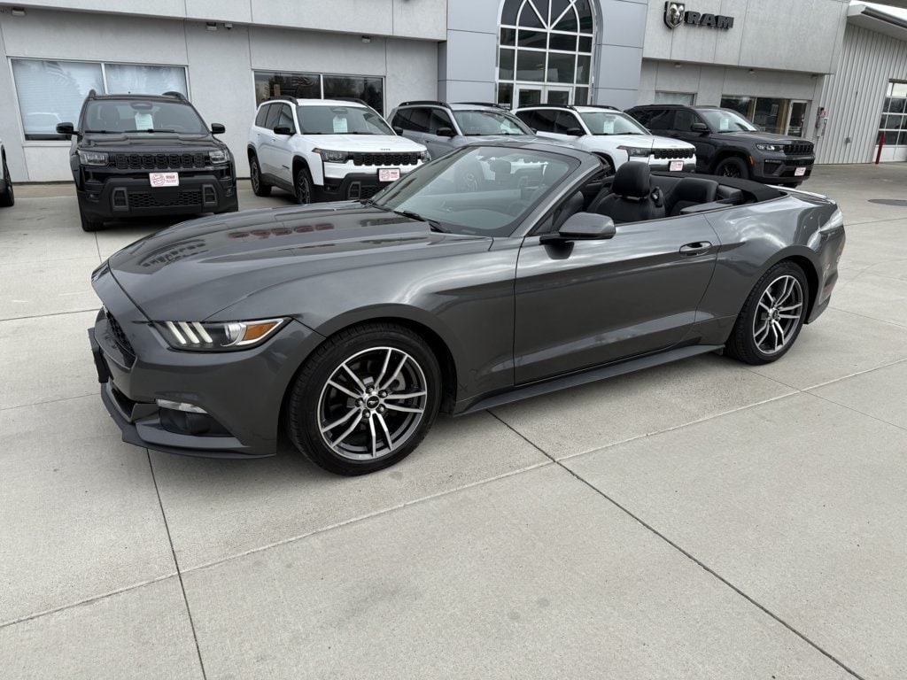 Used 2017 Ford Mustang EcoBoost Premium with VIN 1FATP8UH3H5313264 for sale in Kimball, Minnesota