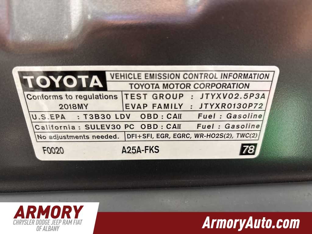 2018 Toyota Camry SE 35