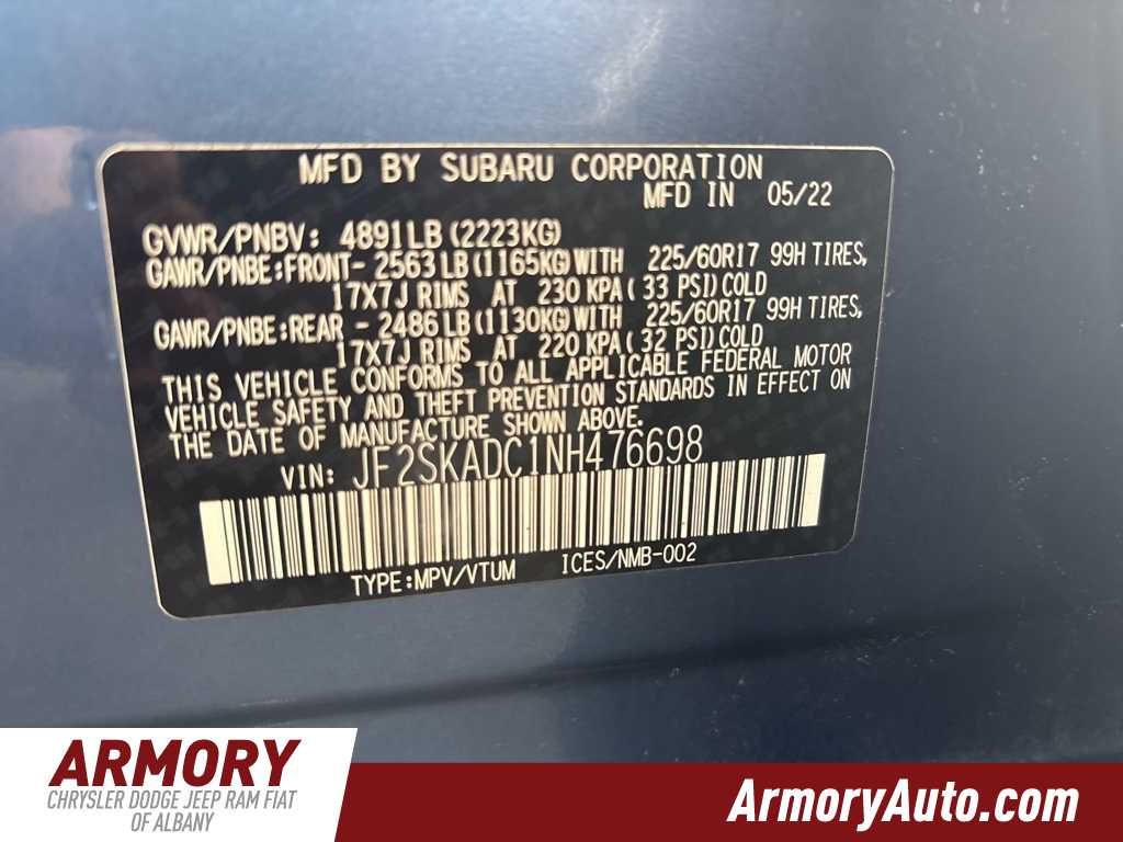 2022 Subaru Forester Premium 44