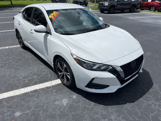 Used 2020 Nissan Sentra SV with VIN 3N1AB8CVXLY310237 for sale in Naples, FL