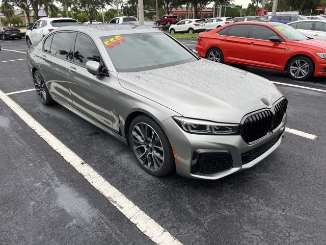 Used 2020 BMW 7 Series 740i with VIN WBA7T2C06LCD40382 for sale in Naples, FL