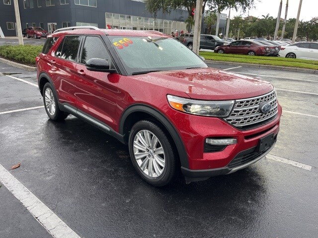 Used 2022 Ford Explorer Limited with VIN 1FM5K8FW7NNA04661 for sale in Naples, FL