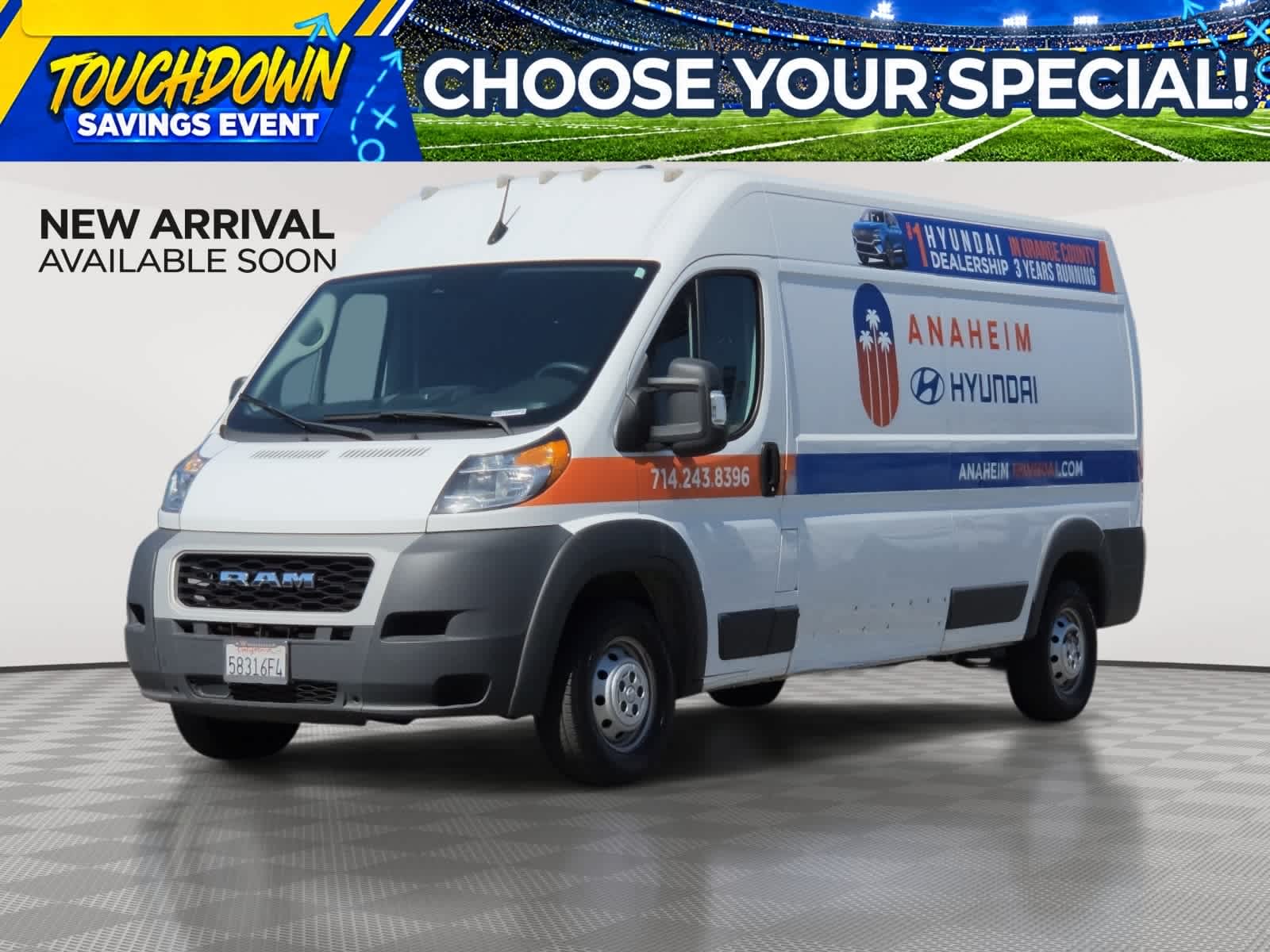 2022 RAM ProMaster Cargo Van