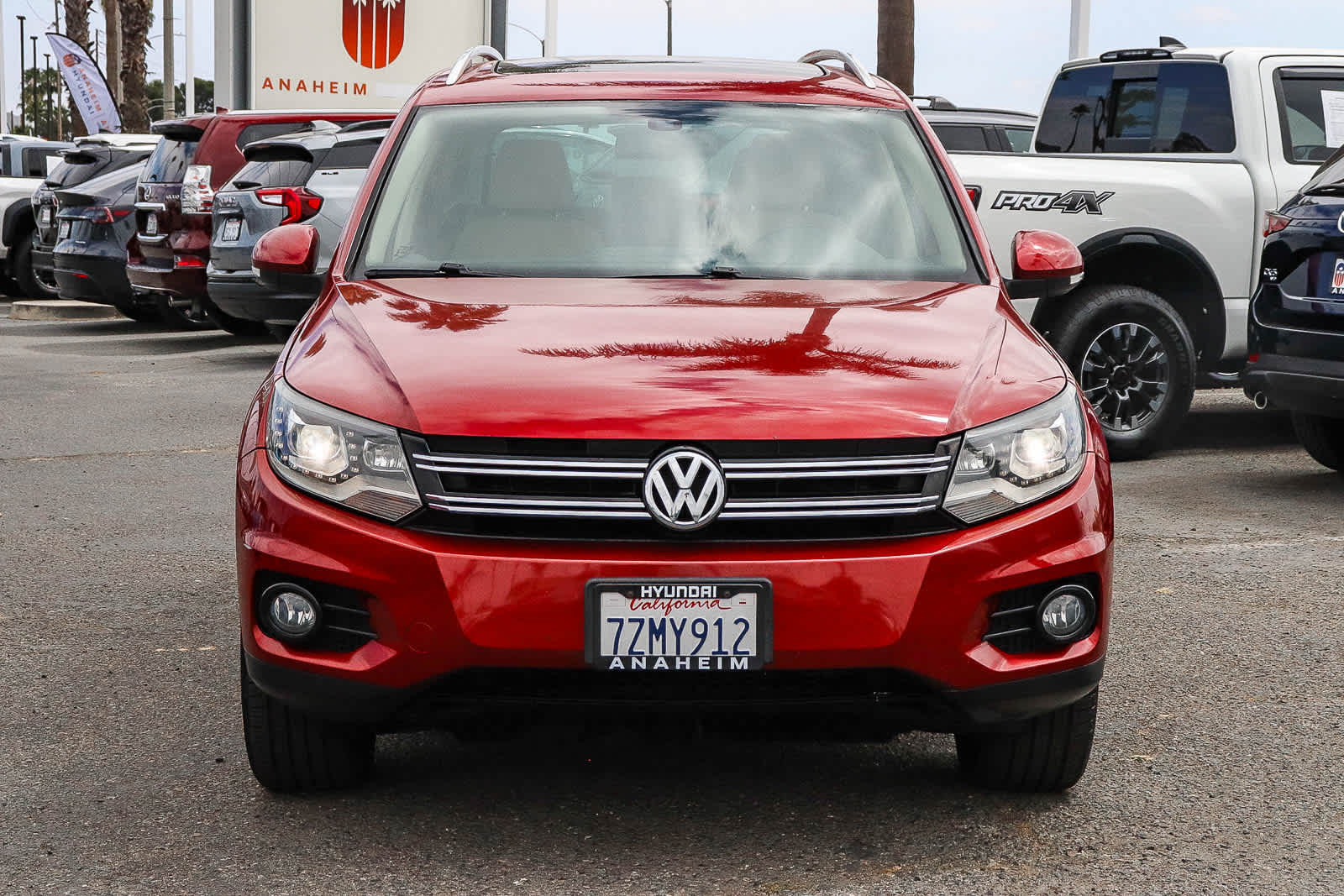 Used 2016 Volkswagen Tiguan SE with VIN WVGAV7AX0GW069123 for sale in Anaheim, CA