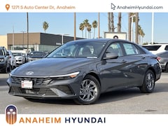 2026 Hyundai Elantra Hybrid Blue Sedan