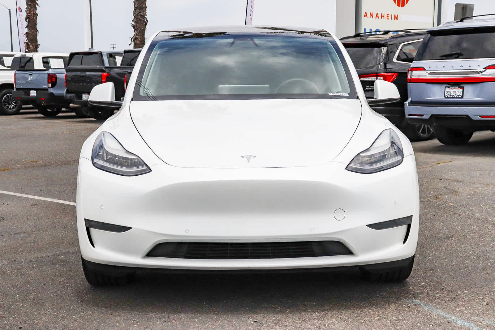 Used 2020 Tesla Model Y Long Range with VIN 5YJYGDEE2LF054724 for sale in Anaheim, CA