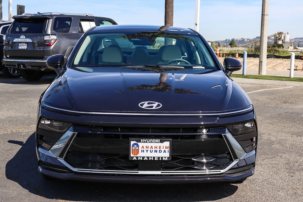 New 2026 Hyundai Sonata Hybrid Blue Sedan