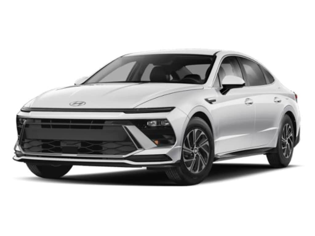 New 2026 Hyundai Sonata Hybrid Blue Sedan