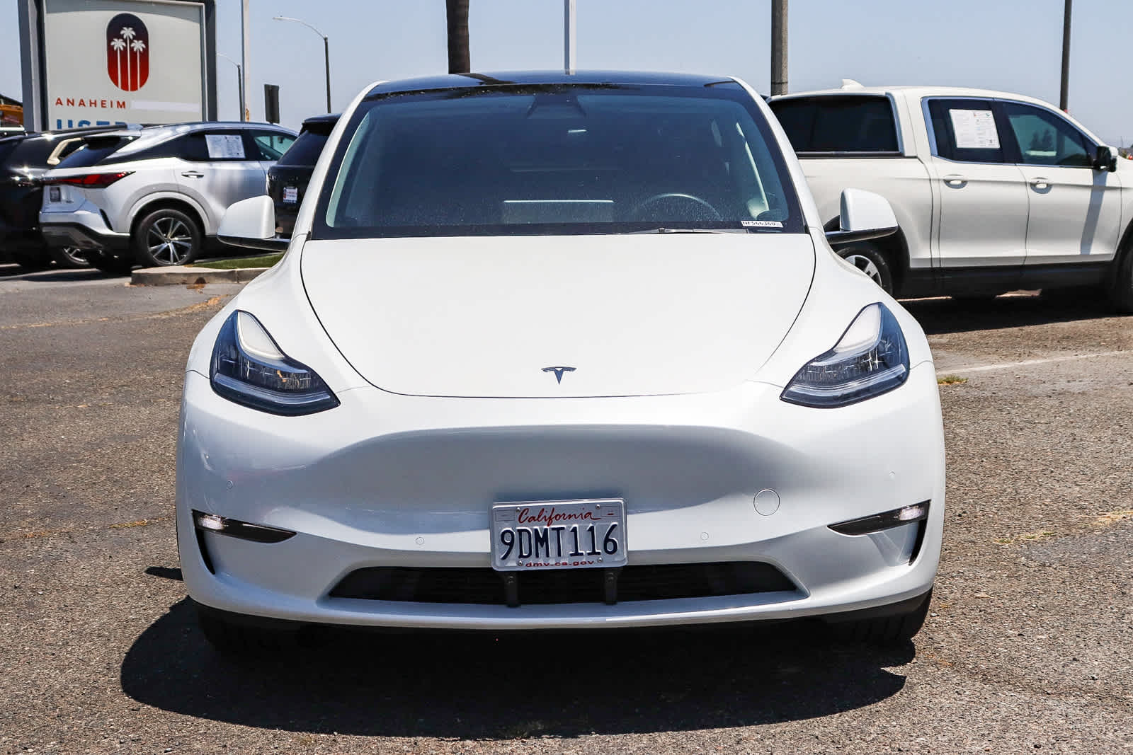 Used 2022 Tesla Model Y Long Range with VIN 7SAYGAEE2NF566360 for sale in Anaheim, CA