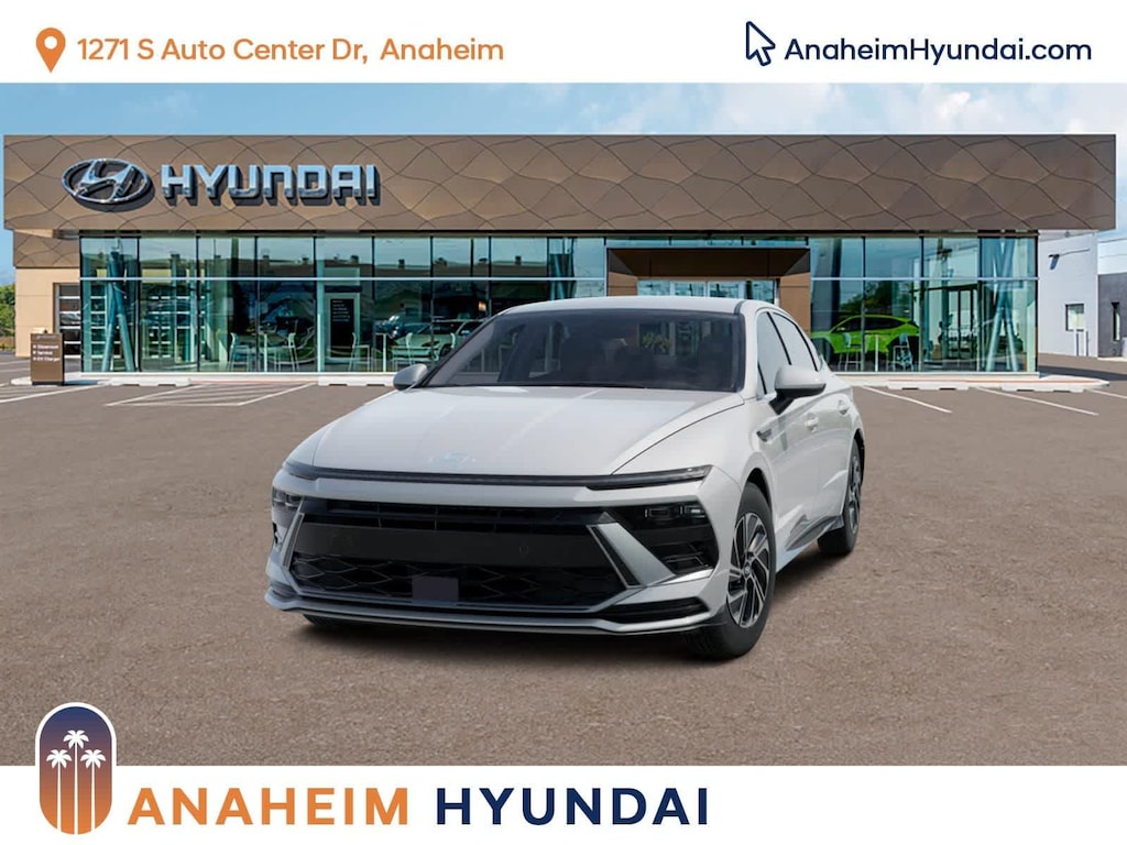 New 2026 Hyundai Sonata Hybrid Blue Sedan