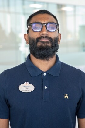 Staff member Dev Kulasingam from ID_b5b7c5