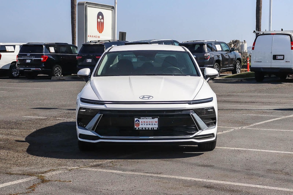 New 2026 Hyundai Sonata Hybrid Blue Sedan