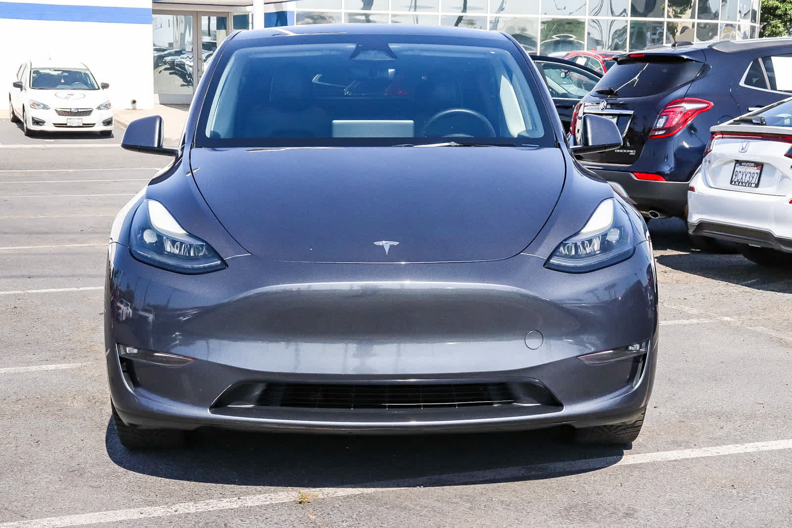 Used 2023 Tesla Model Y Base with VIN 7SAYGDED6PF959550 for sale in Anaheim, CA