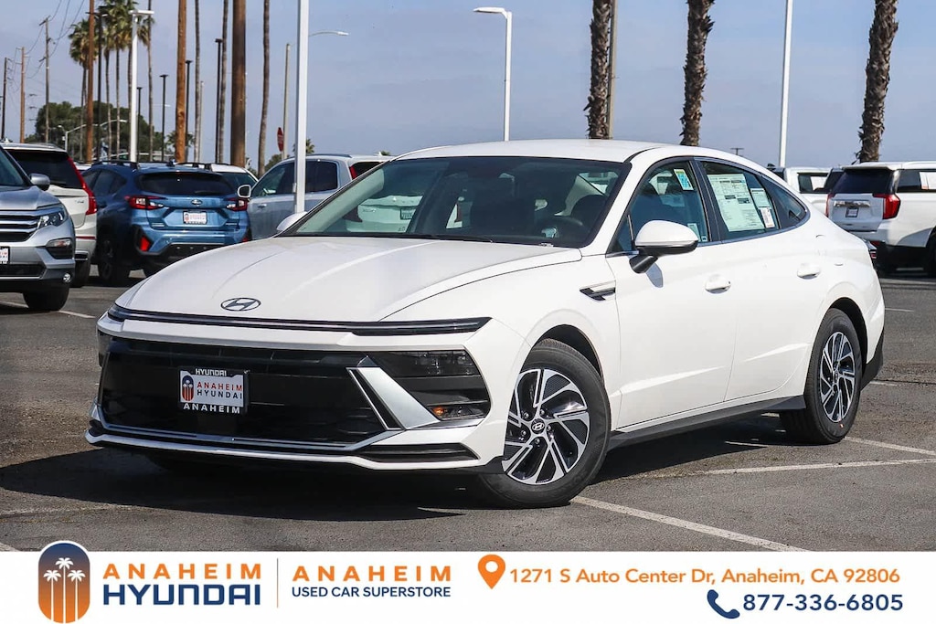 New 2026 Hyundai Sonata Hybrid Blue Sedan