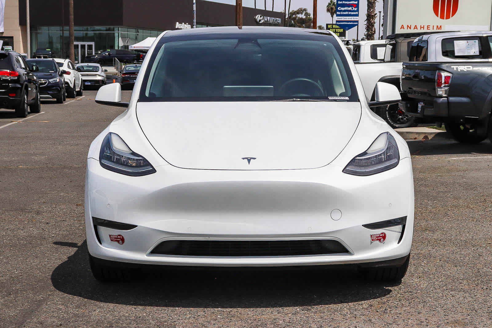 Used 2022 Tesla Model Y Long Range with VIN 7SAYGDEE1NA020065 for sale in Anaheim, CA