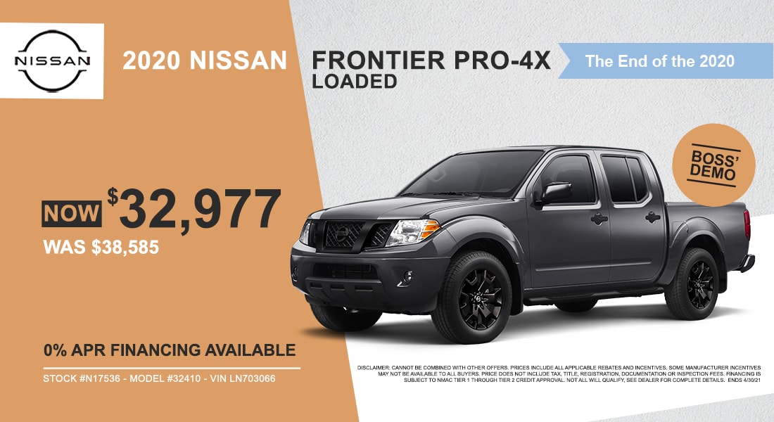 Buy a 2020 Nissan Frontier