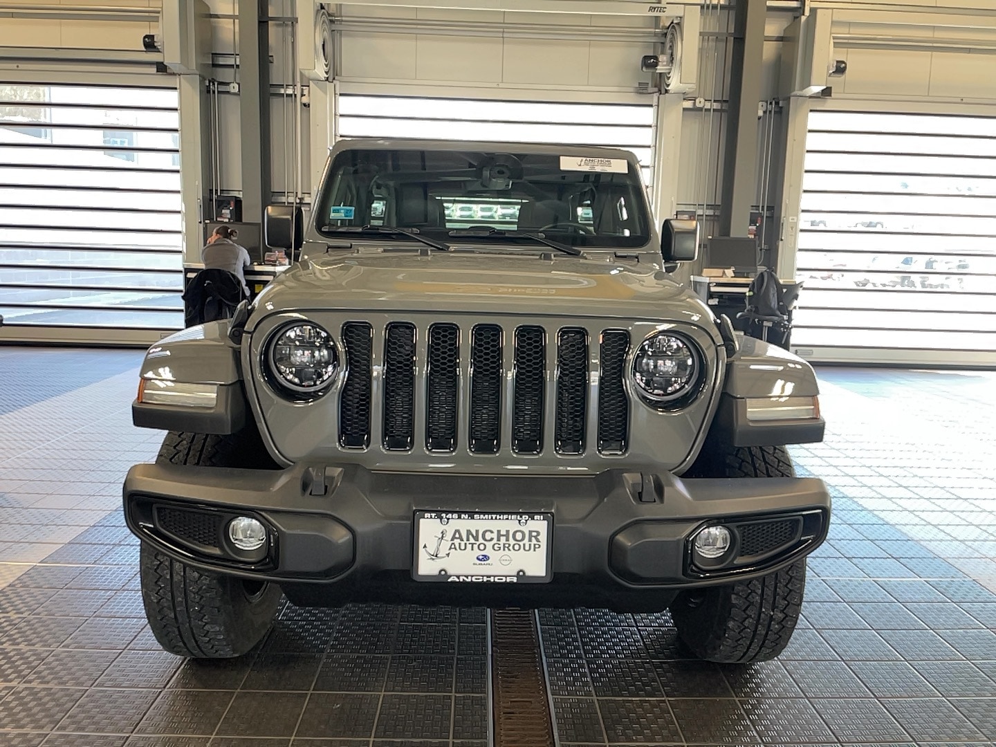 Used 2023 Jeep Wrangler 4-Door Sahara Altitude with VIN 1C4HJXEGXPW569136 for sale in North Smithfield, RI