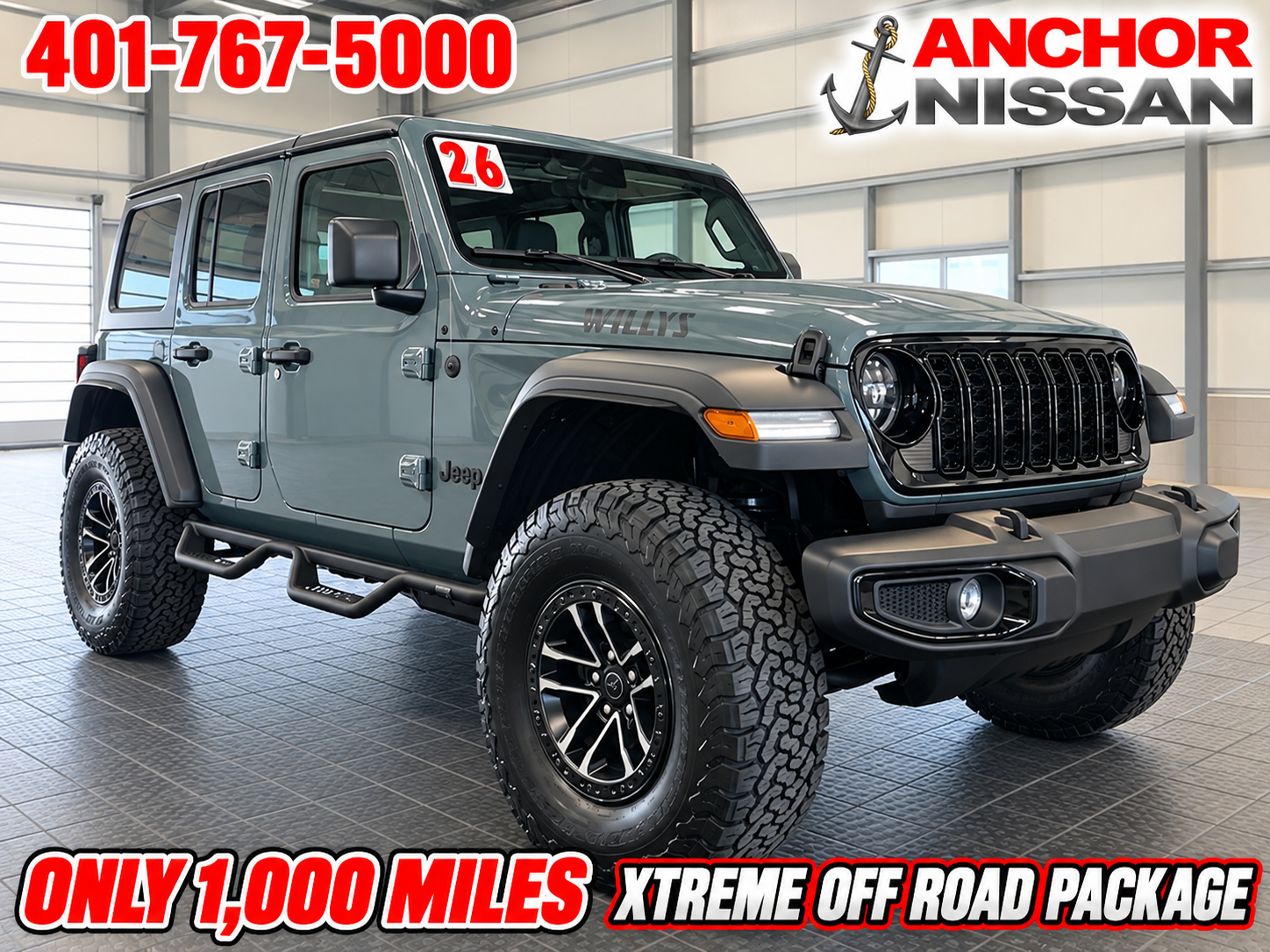 Used 2026 Jeep Wrangler WILLYS AWD SUV