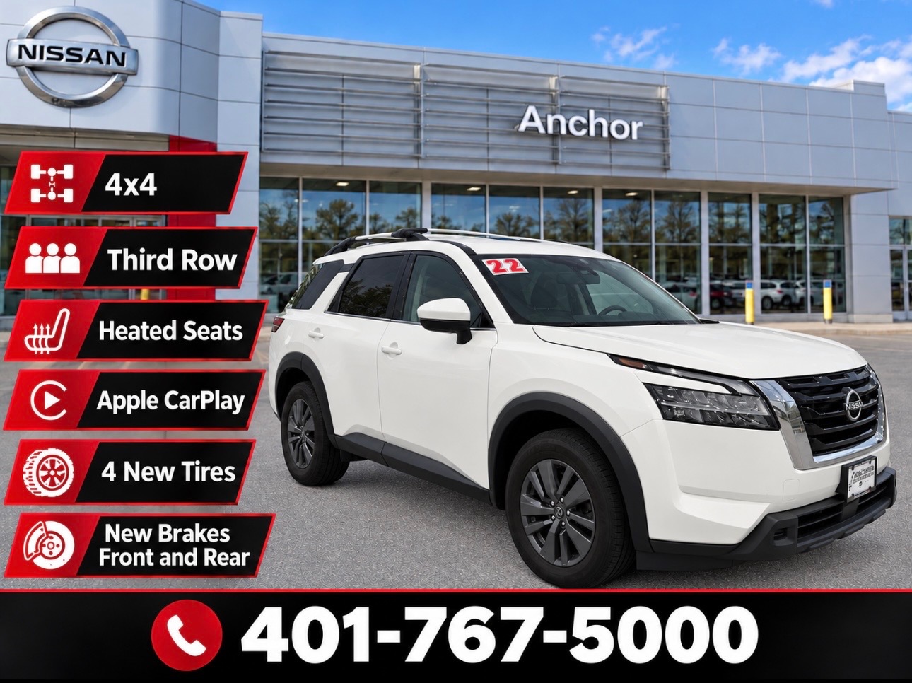 2022 Nissan Pathfinder SV 4X4 SUV near Providence