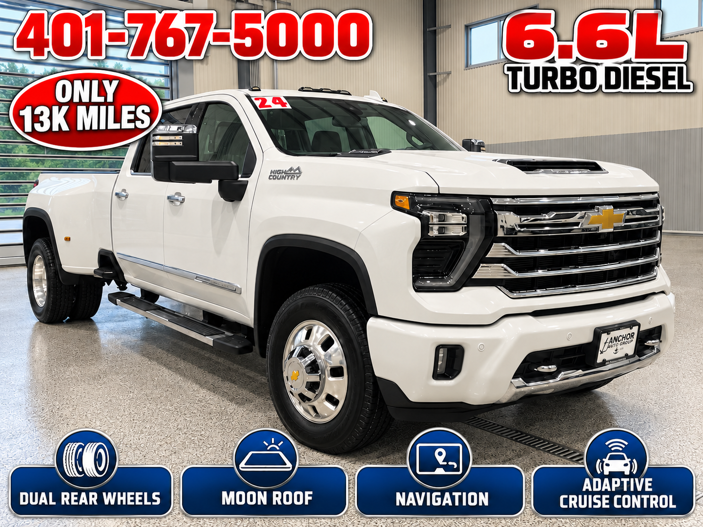 Used 2024 Chevrolet Silverado 3500 HD HIGH COUNTRY PREMIUM 4X4 PICKUP