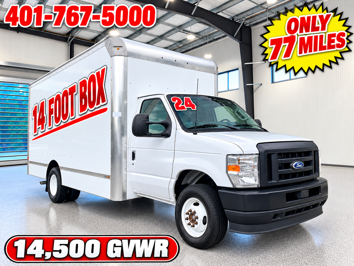 2024 Ford E-450 14' BOX TRUCK BOX TRUCK near Providence