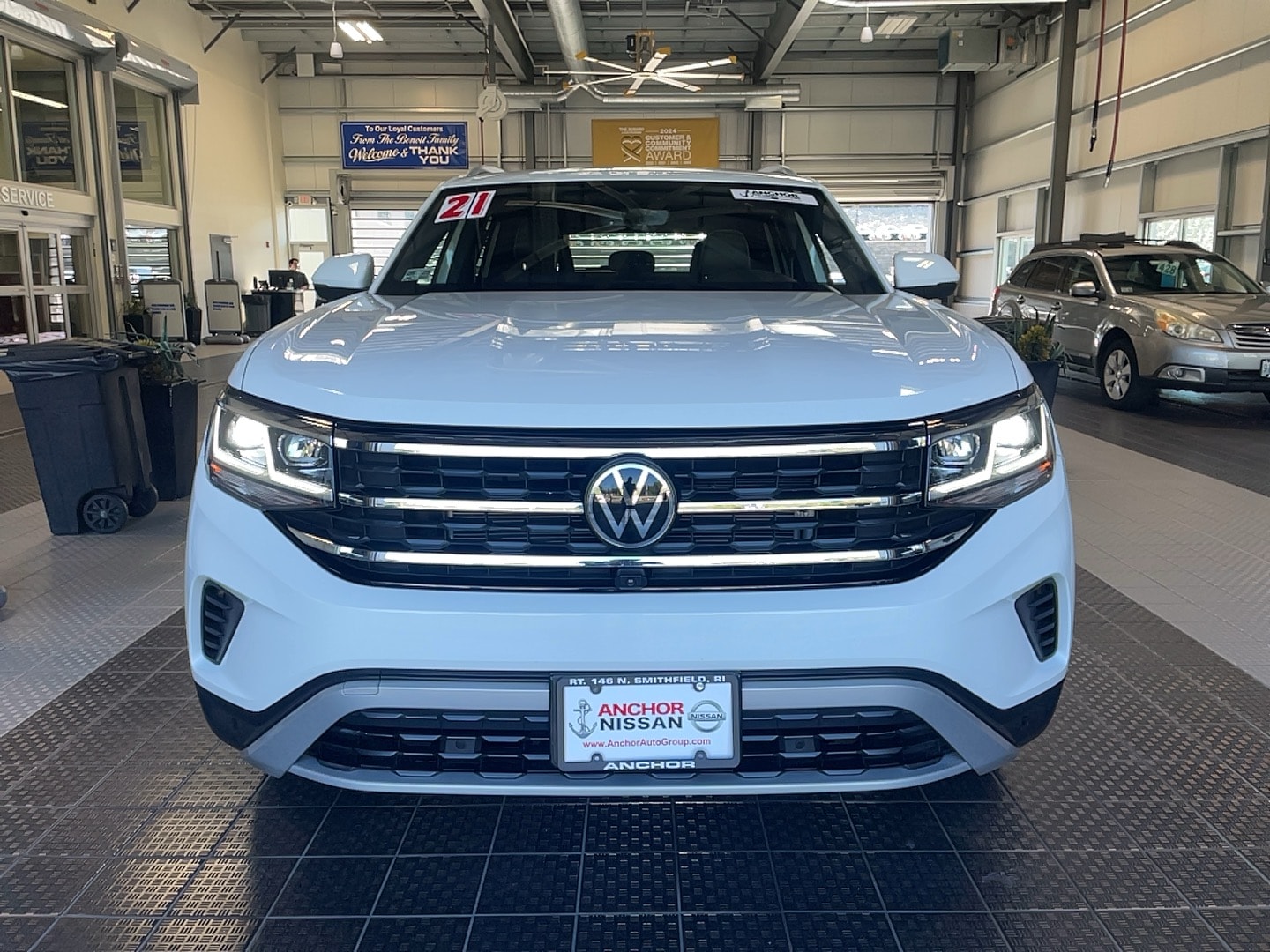 Used 2021 Volkswagen Atlas Cross Sport SEL Premium with VIN 1V2TE2CA9MC219007 for sale in North Smithfield, RI