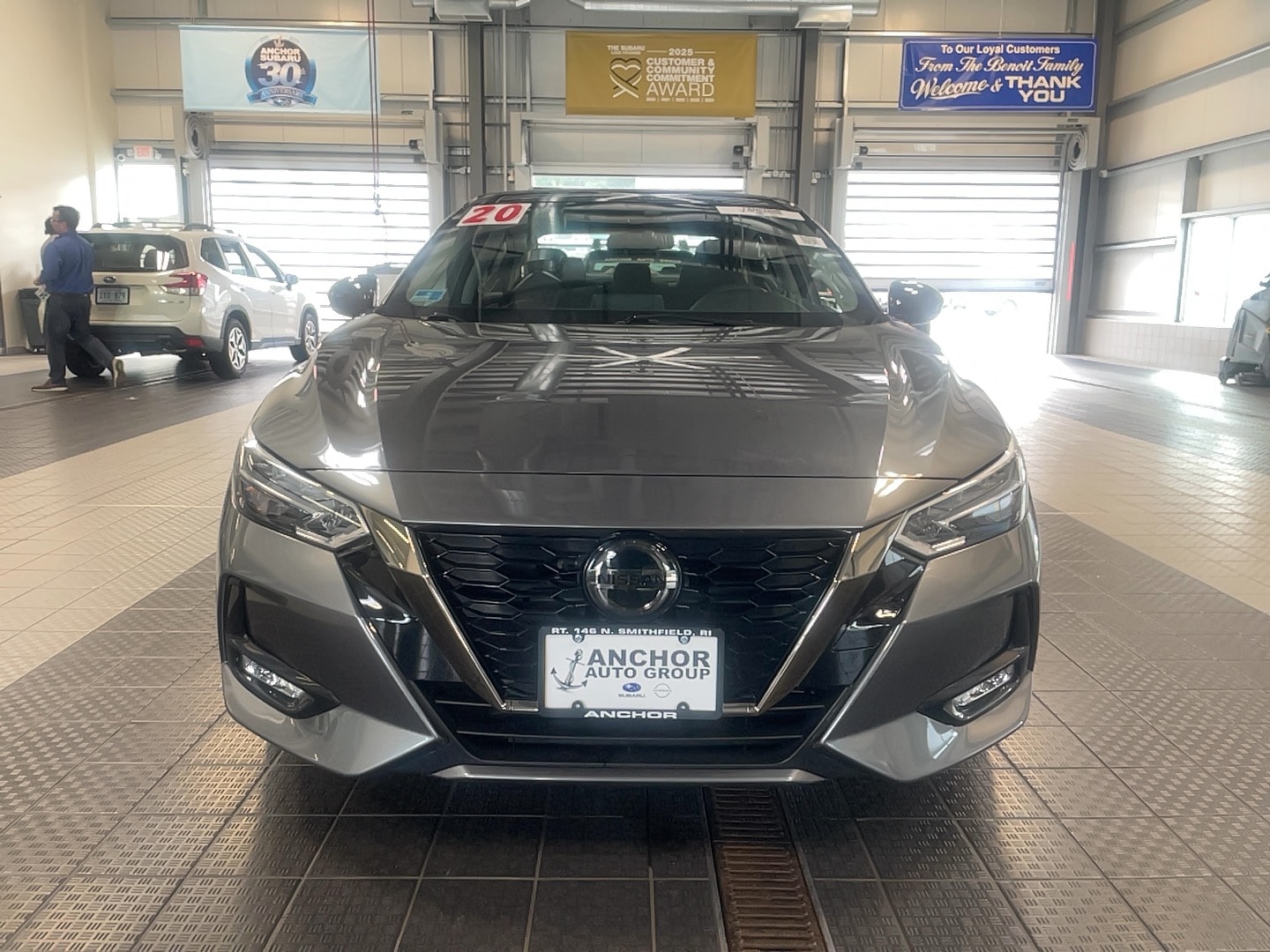 Used 2020 Nissan Sentra SR with VIN 3N1AB8DV6LY259009 for sale in North Smithfield, RI