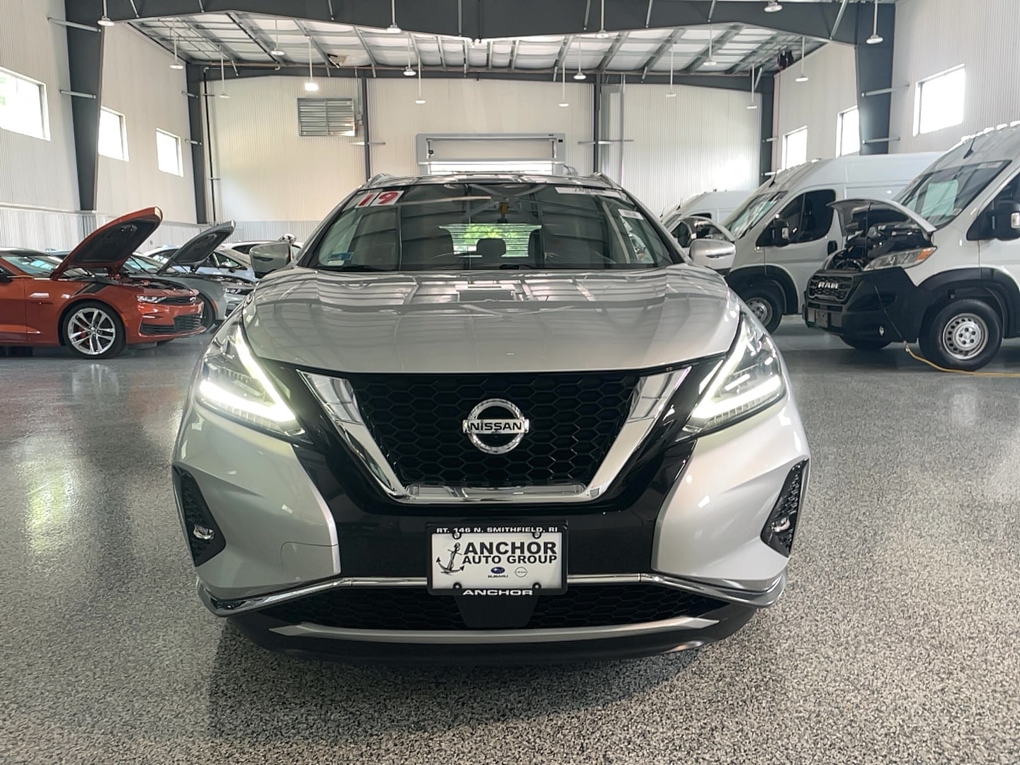 Used 2019 Nissan Murano SL with VIN 5N1AZ2MS5KN105278 for sale in North Smithfield, RI