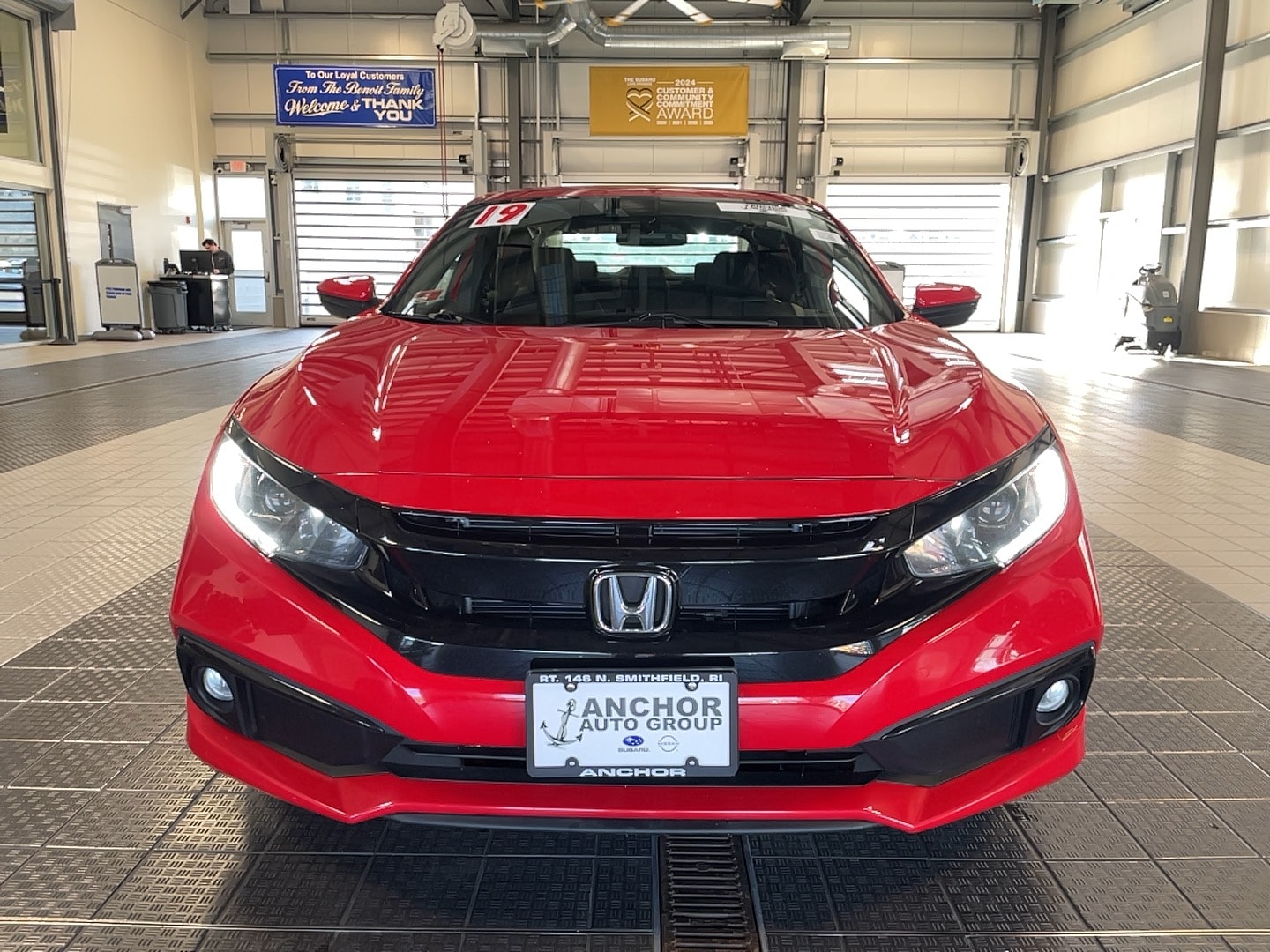 Used 2019 Honda Civic Sport with VIN 2HGFC2F88KH604213 for sale in North Smithfield, RI