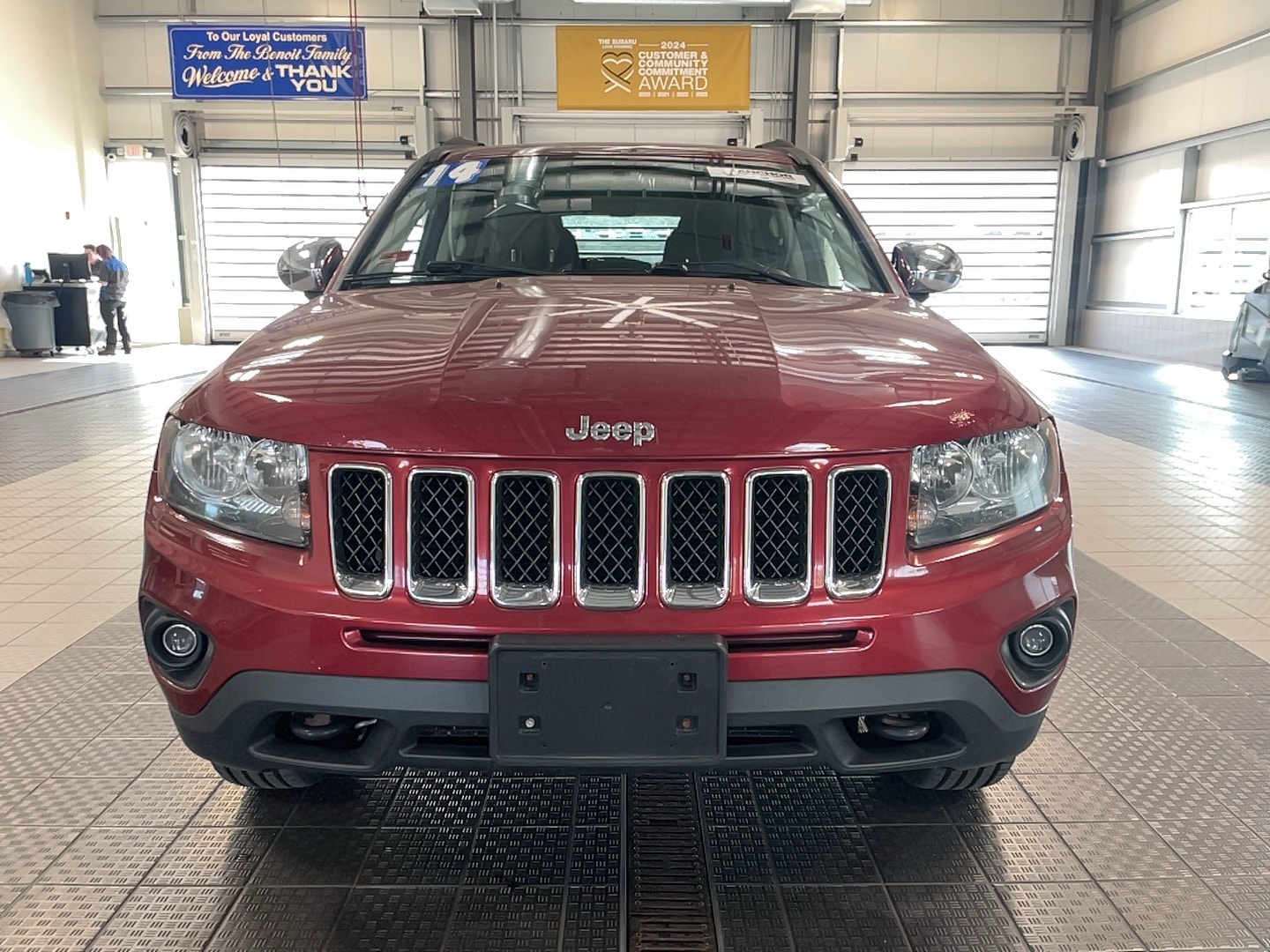 Used 2014 Jeep Compass Sport with VIN 1C4NJDBBXED910862 for sale in North Smithfield, RI