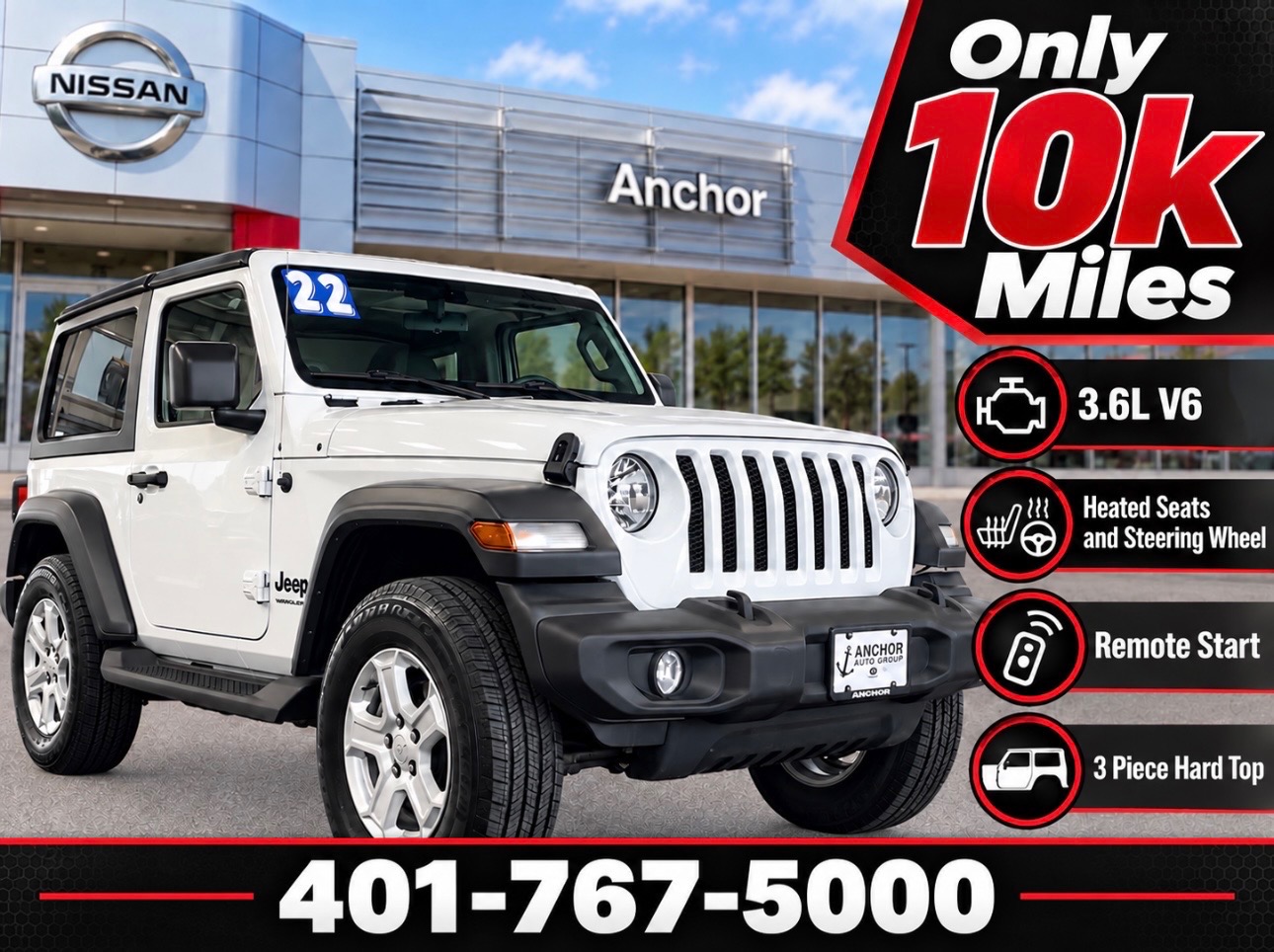 2022 Jeep Wrangler SPORT S 4X4 SUV near Providence