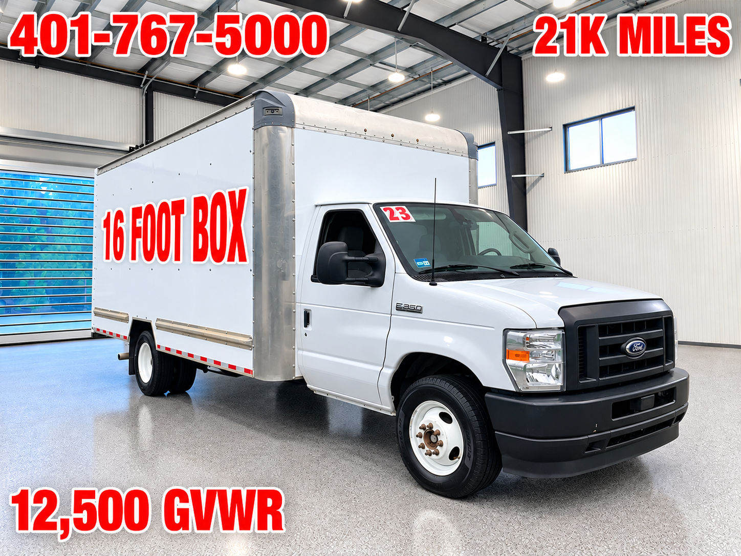 Used 2023 Ford E-350 Cutaway BOX TRUCK BOX TRUCK