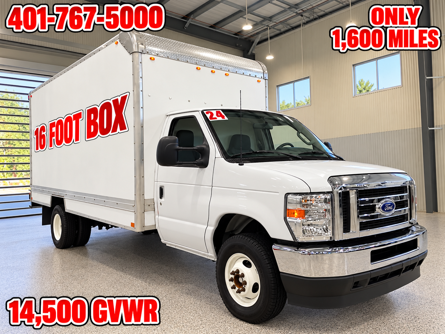 Used 2024 Ford E-450 Cutaway BOX TRUCK Truck