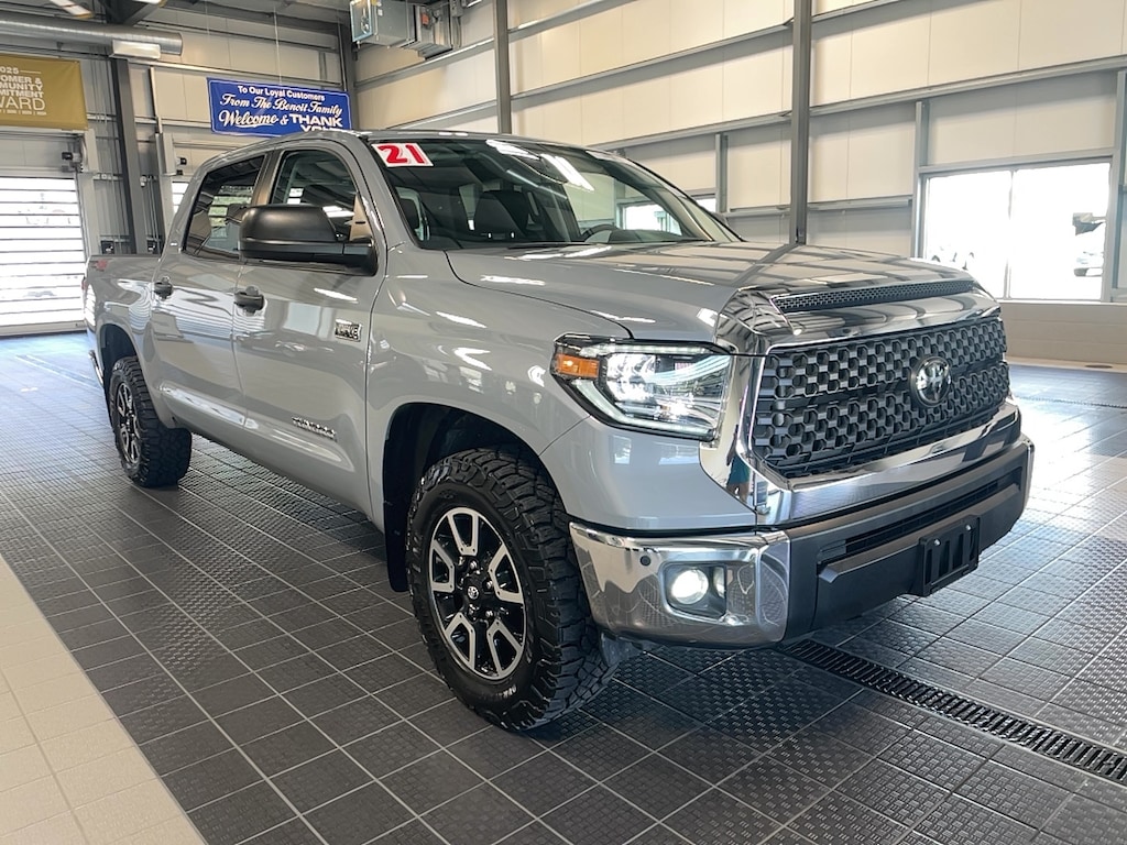 Used 2021 Toyota Tundra SR5 TRD OFF ROAD 4X4 Truck CrewMax