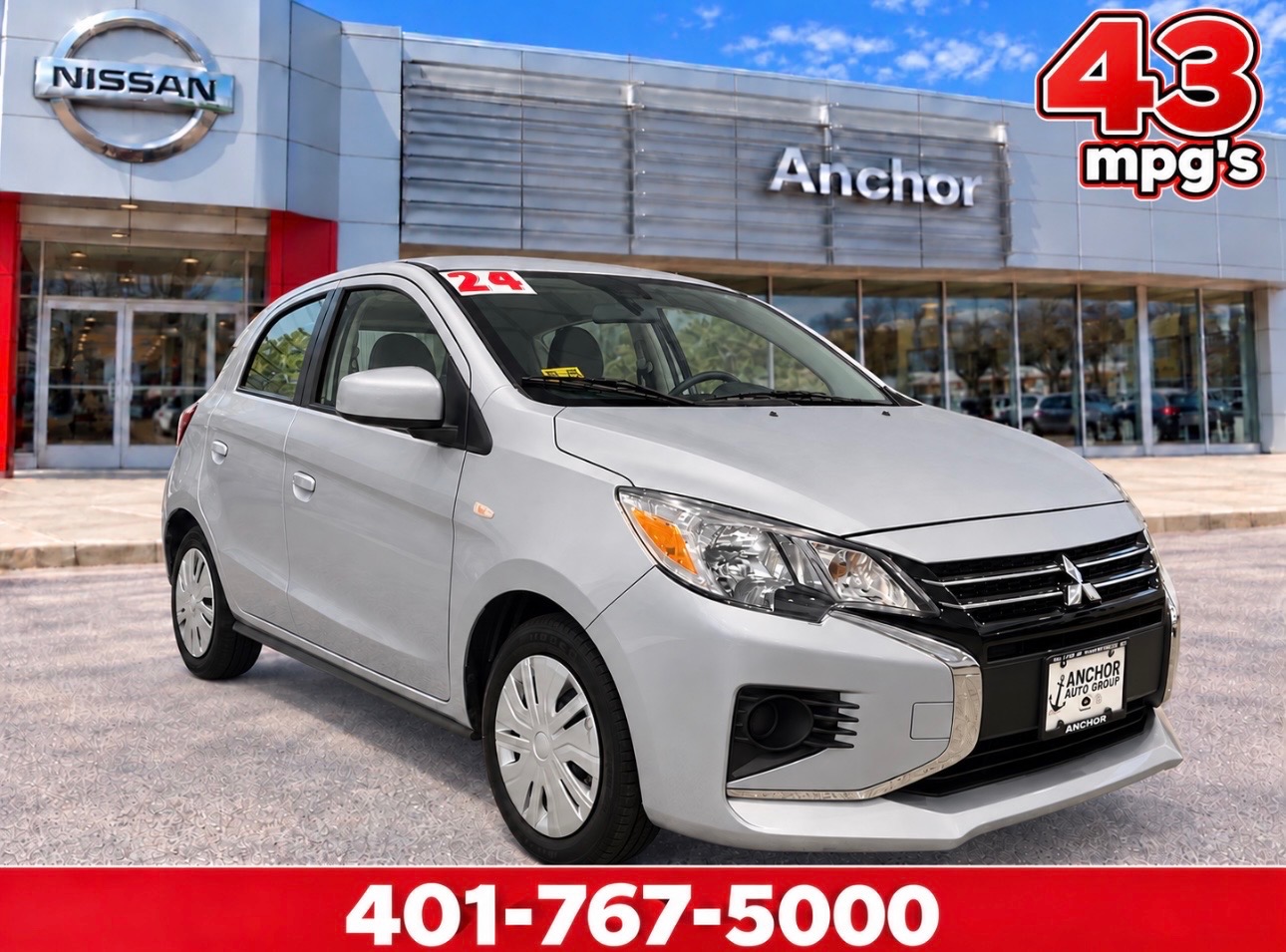 2024 Mitsubishi Mirage ES Hatchback near Providence
