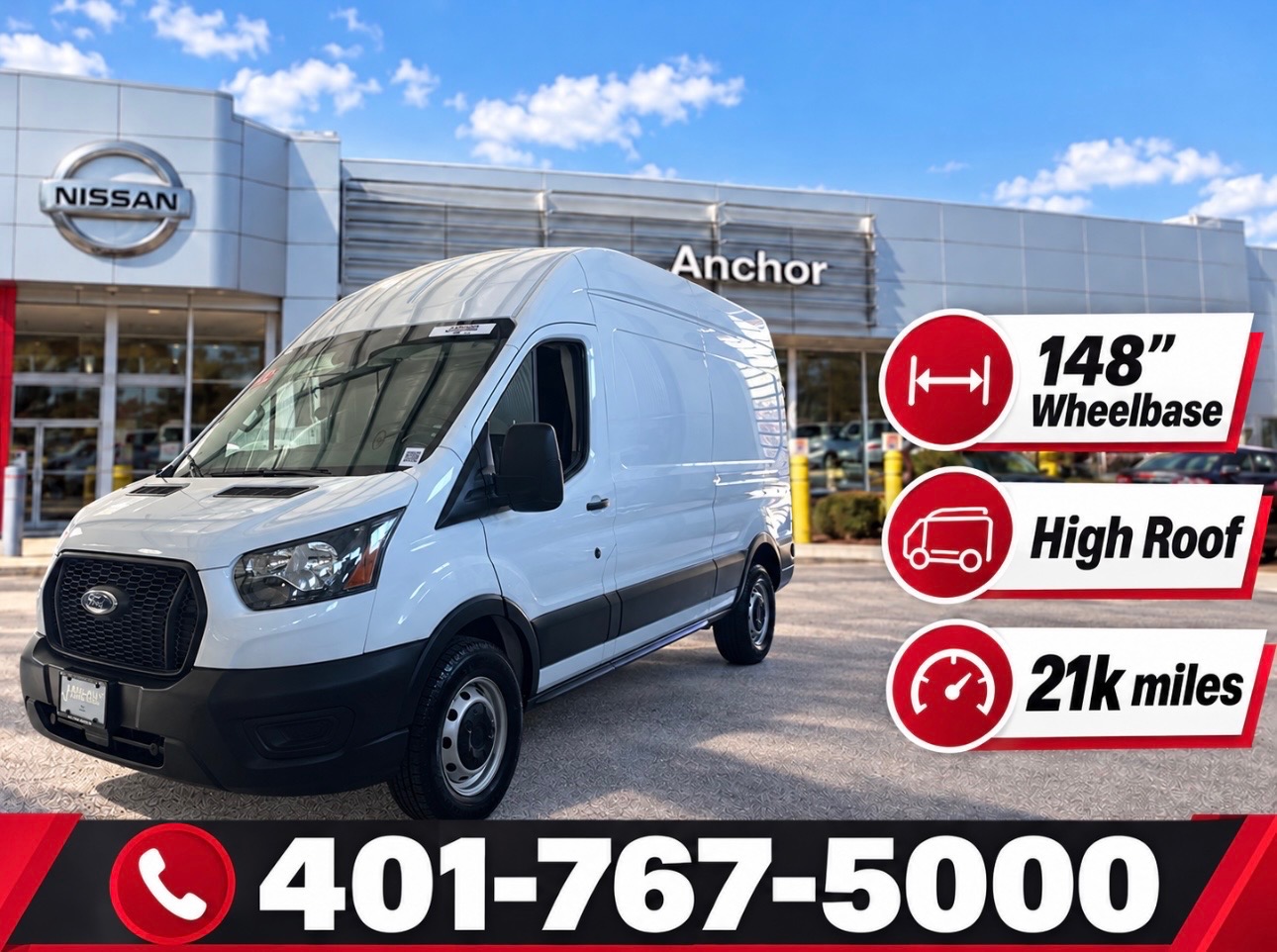 Used 2025 Ford Transit-250 Cargo HIGH ROOF EXTENDED VAN