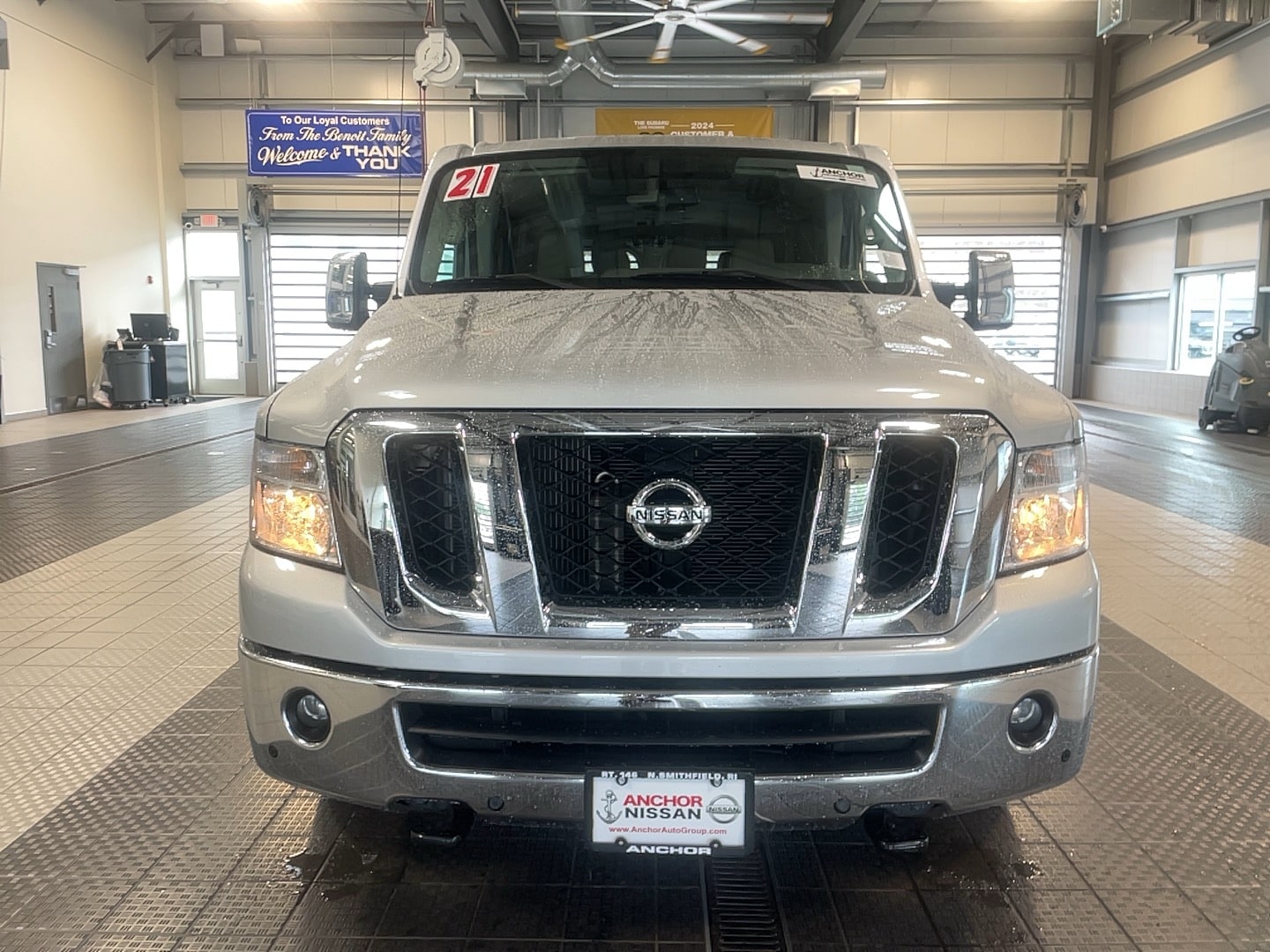 Used 2021 Nissan NV Passenger SL with VIN 5BZAF0AA8MN850543 for sale in North Smithfield, RI