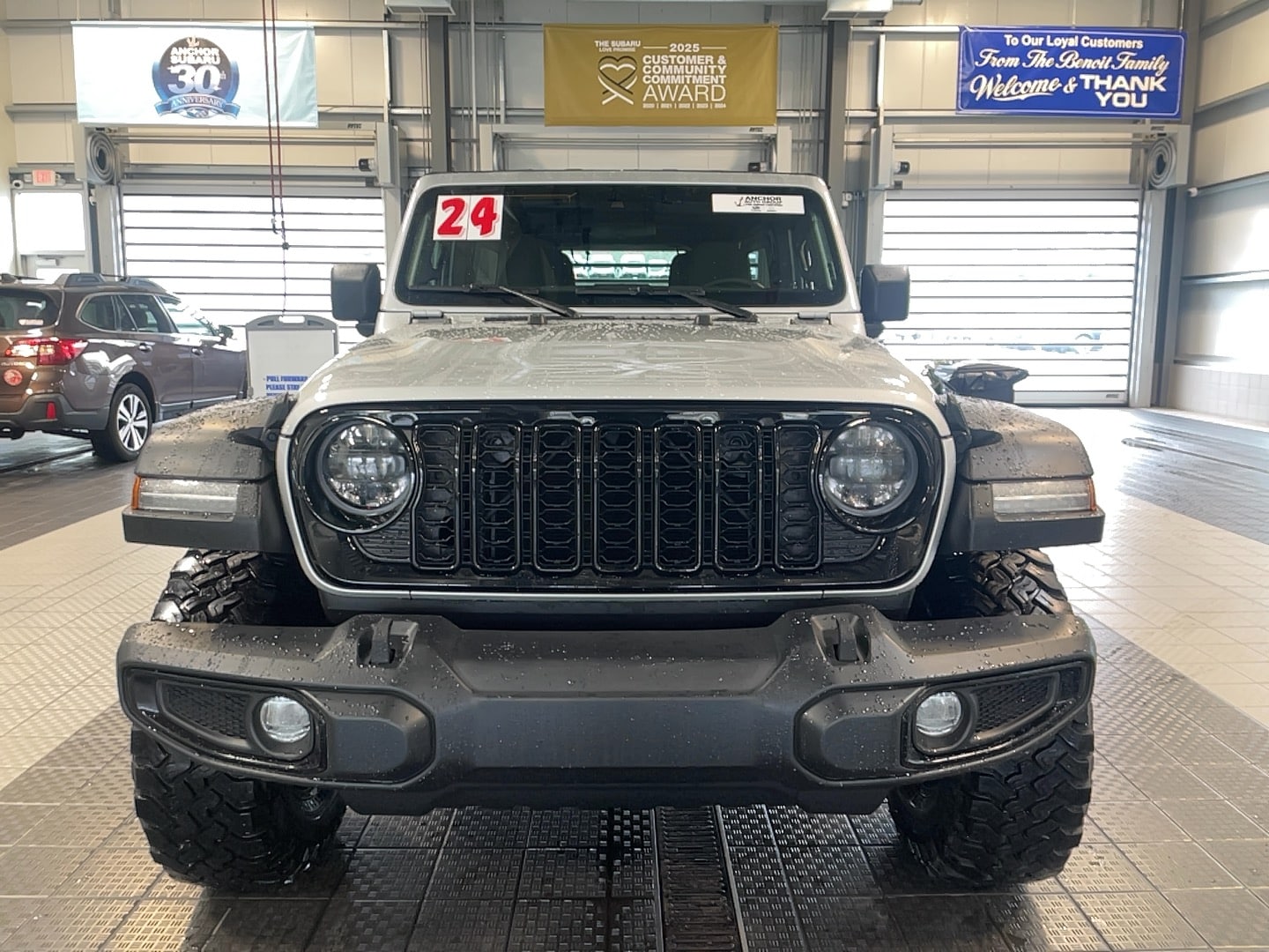 Used 2024 Jeep Wrangler 4-Door Willys with VIN 1C4PJXDG2RW286021 for sale in North Smithfield, RI